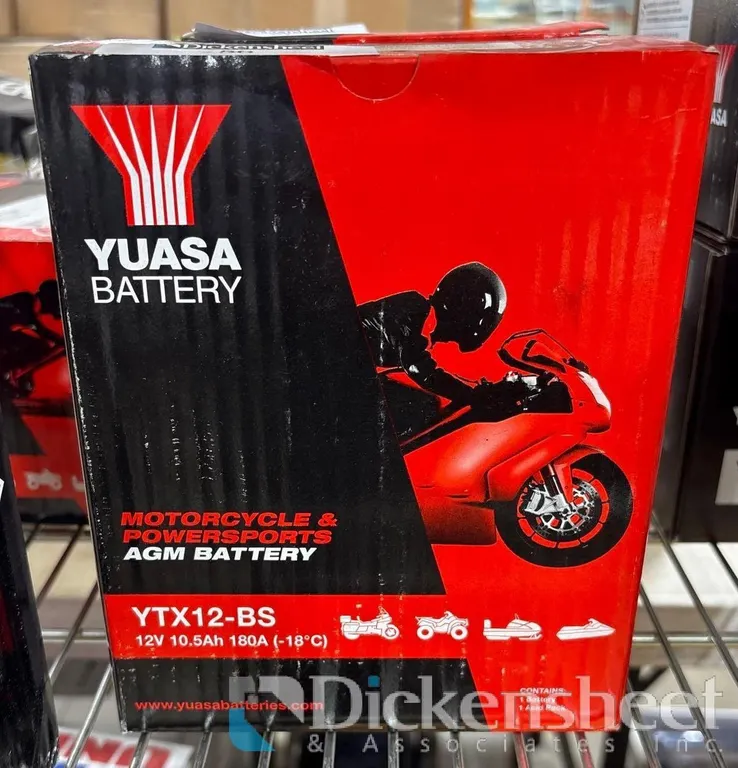 YUASA POWER-SPORTS BATTERY YTX12-BS