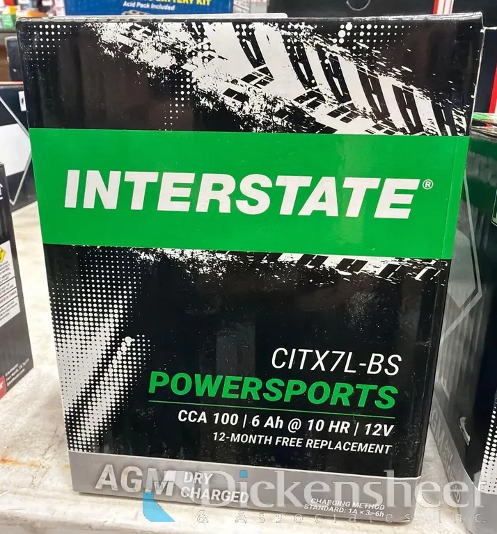 INTERSTATE POWER SPORTS CITX7L-BS
