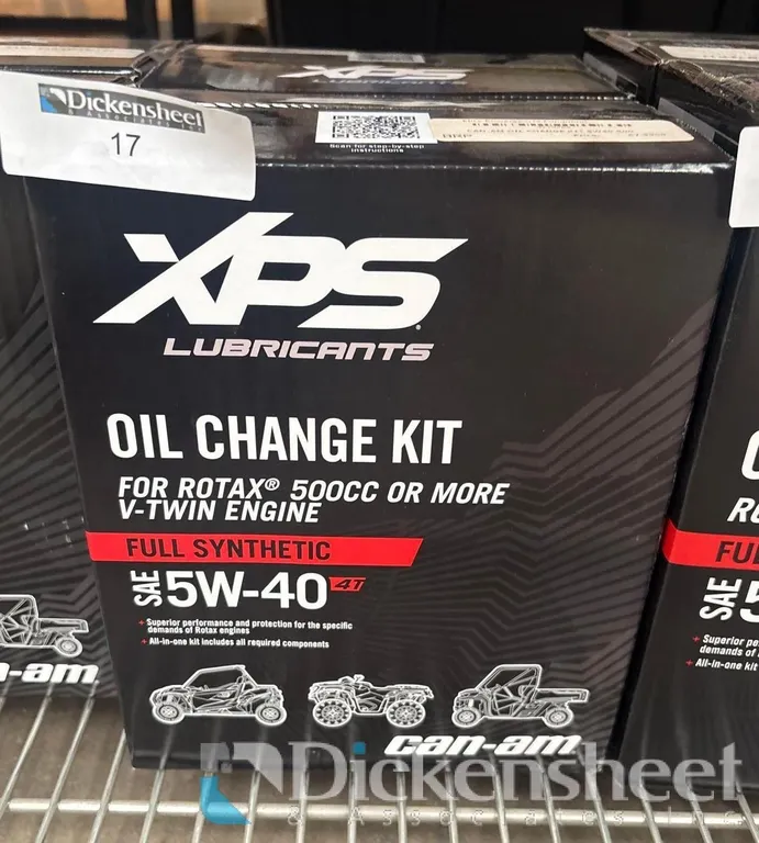 XPS LUBRICANTS OIL CHANGE KIT FOR ROTAX 500CC OR MORE VTWIN ENGINE