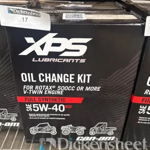 XPS LUBRICANTS OIL CHANGE KIT FOR ROTAX 500CC OR MORE VTWIN ENGINE