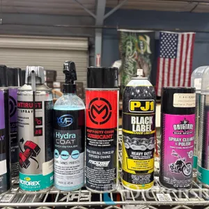 (11) CAN LOT - ULTRA GLOW SILICONE SPRAY, HYDRACOAT, CHAIN LUBRICANT AND MORE