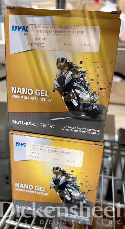 (2) DYNAVOLT BATTERY MG7L-BS-C