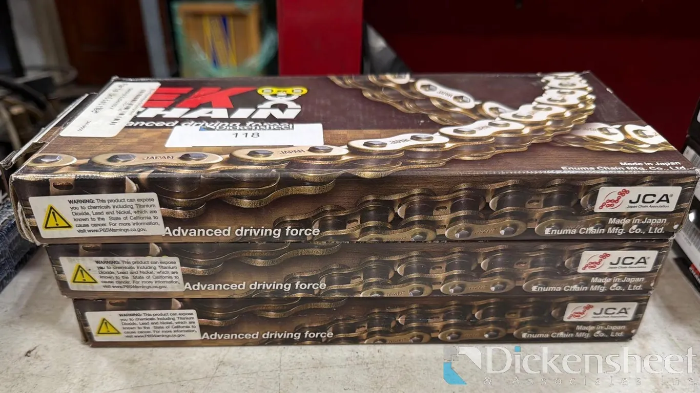 (3) EK 525MVXZ2 X MOTORCYCLE CHAIN