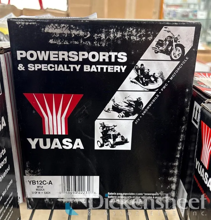 YUASA POWER-SPORTS BATTERY YB12C-A