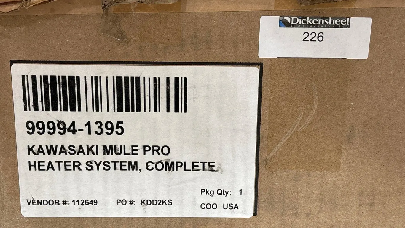 KAWASAKI MULE PRO HEATER SYSTEM