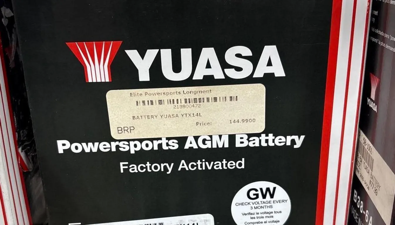 YUASA POWER-SPORTS BATTERY YTX14L