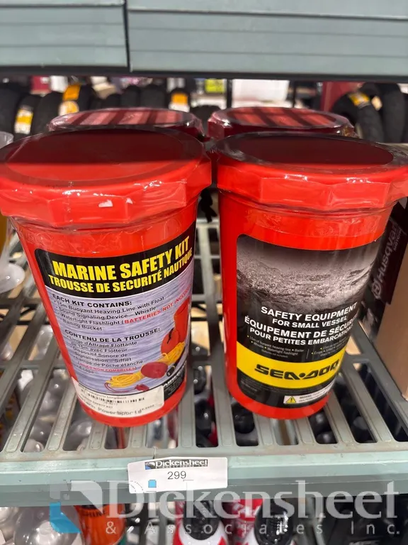 LOT OF (4) MARINE SAFETY KITS