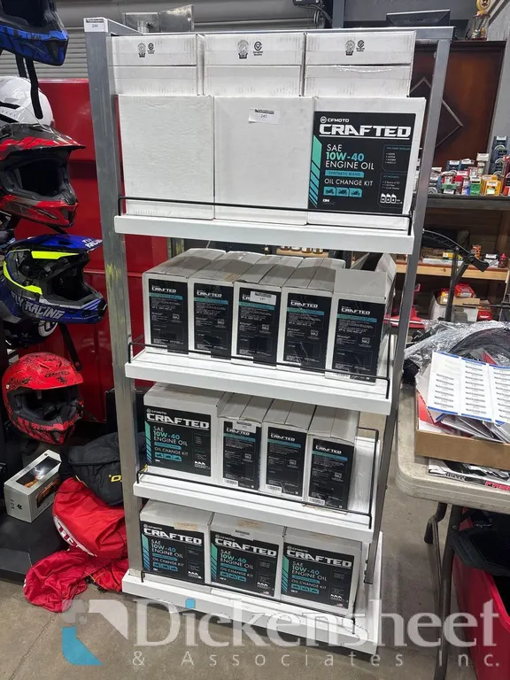 METAL PRODUCT DISPLAY SHELF