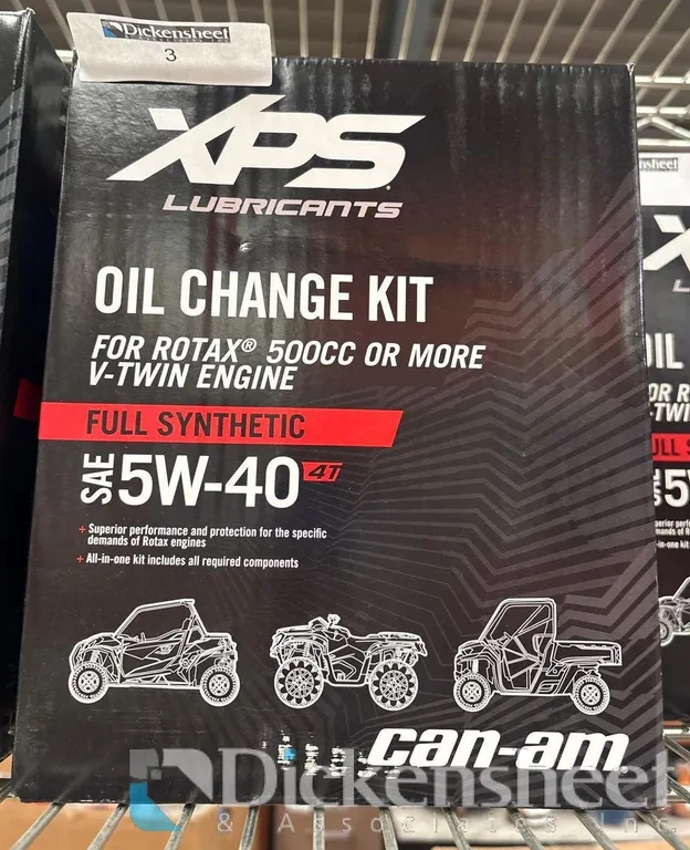 XPS LUBRICANTS OIL CHANGE KIT FOR ROTAX 500CC OR MORE VTWIN ENGINE