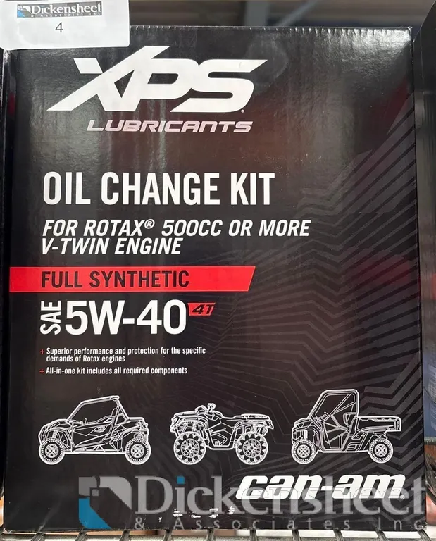 XPS LUBRICANTS OIL CHANGE KIT FOR ROTAX 500CC OR MORE VTWIN ENGINE