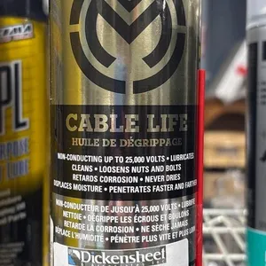 (4) CABLE LIFE LUBRICANT LOT