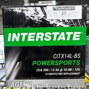 INTERSTATE CITX14L-BSAM POWERSPORTS BATTERY