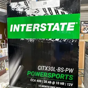INTERSTATE CITX30L-BSAM-PW POWERSPORTS BATTERY