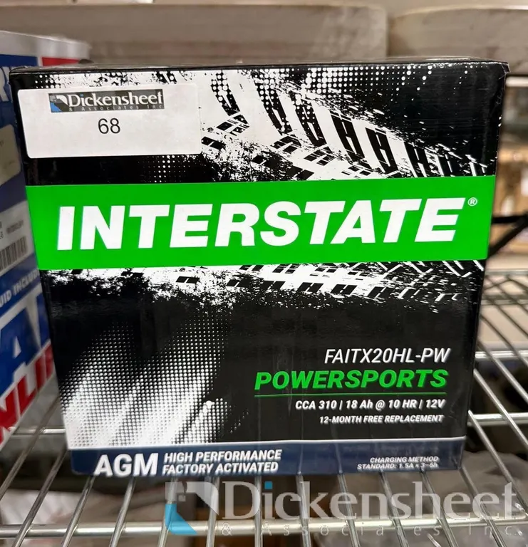INTERSTATE POWER SPORTS FAITX20HL-PA
