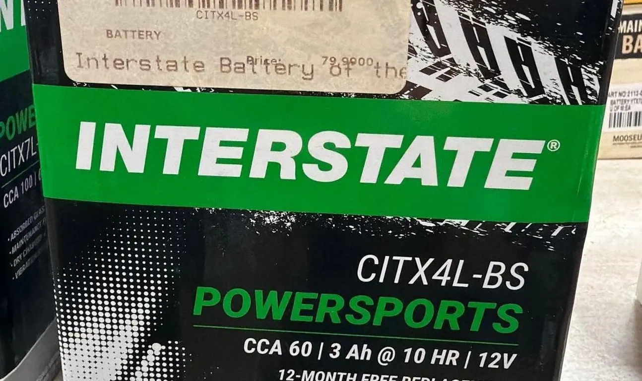 INTERSTATE POWER SPORTS CITX4L-BS