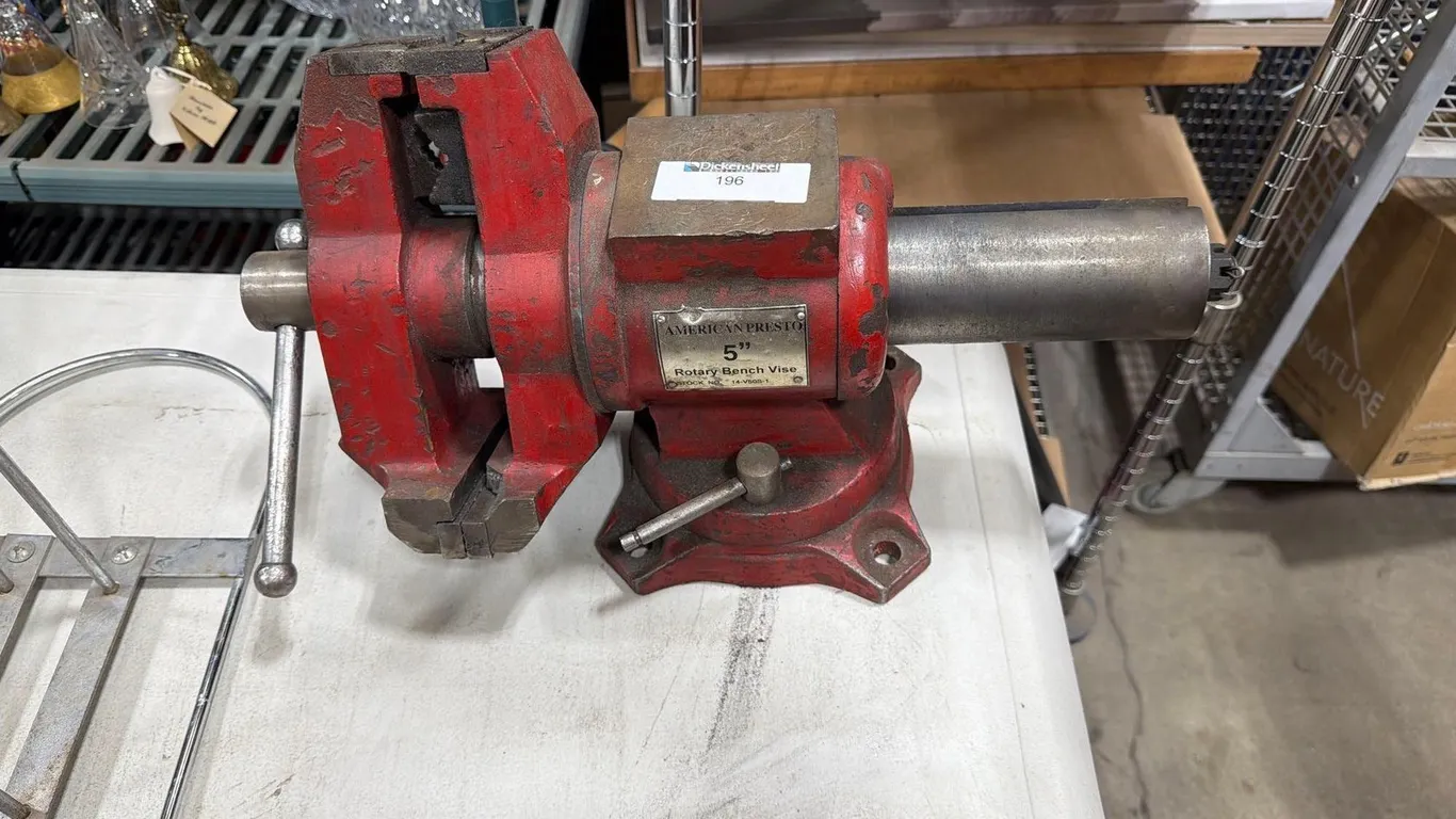 AMERICAN PRESTO 5 INCH SWIVEL VISE