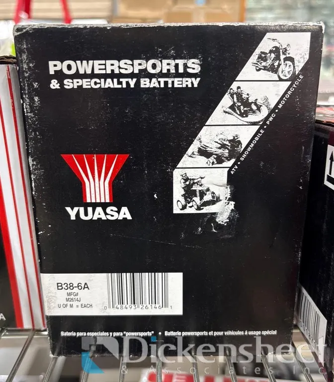 YUASA POWER-SPORTS BATTERY B38-6A