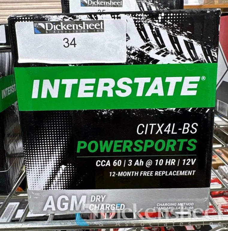 INTERSTATE BATTERY CITX4L-BS