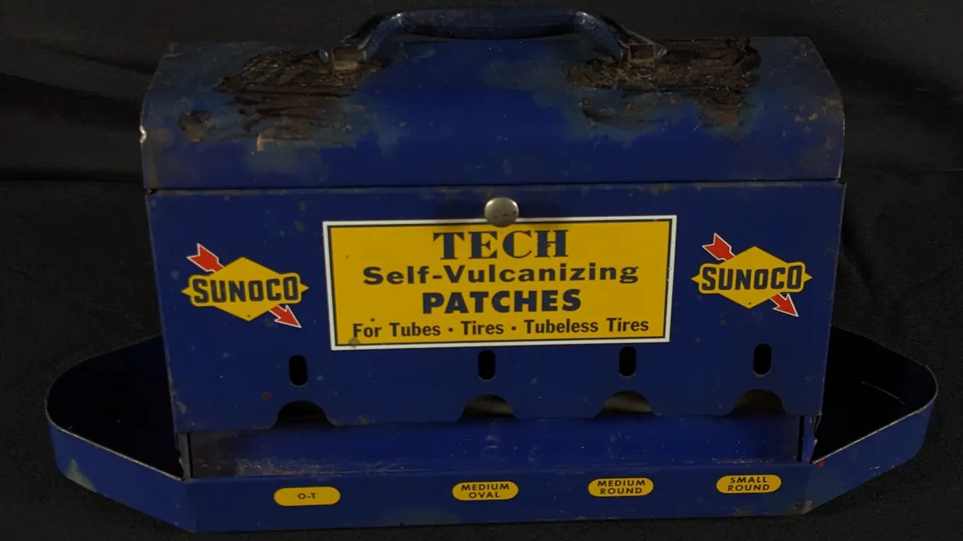 SUNOCO GAS STATION TIRE TUBE PATCH KIT CARRYING SERVICE KIT