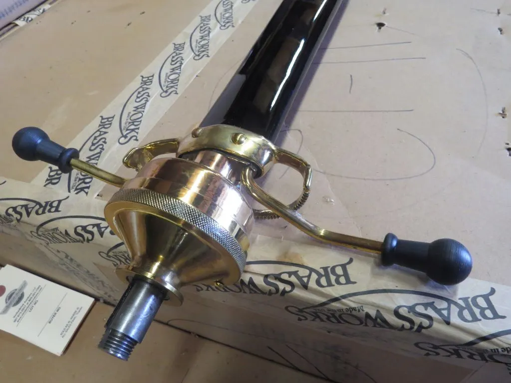 Restored Brass Ford Model T Steering Colmn