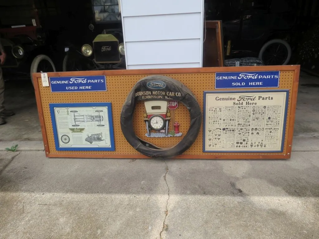 Board of Reproduction Signs and Tire Cover