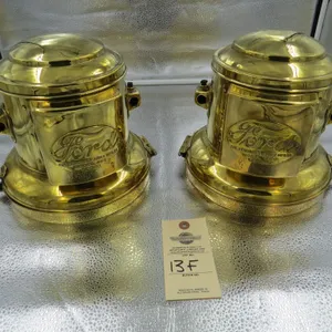 Pair of Ford Brass Headlights #466