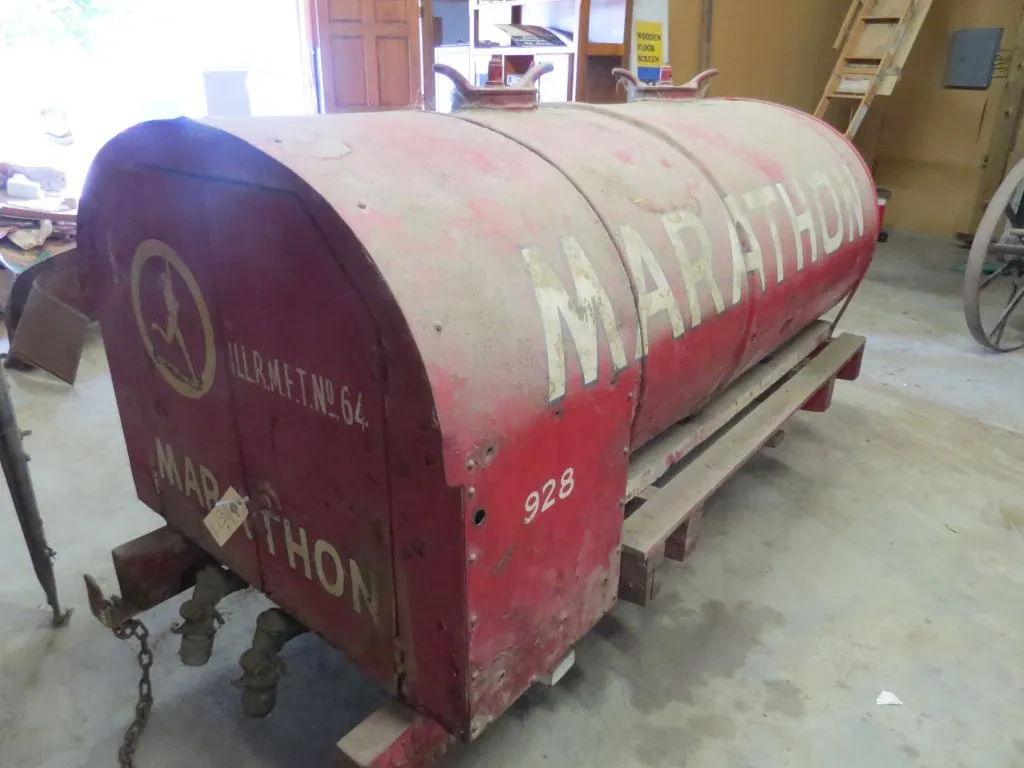 Unique and Original Vintage Marathon Fuel Tank Body