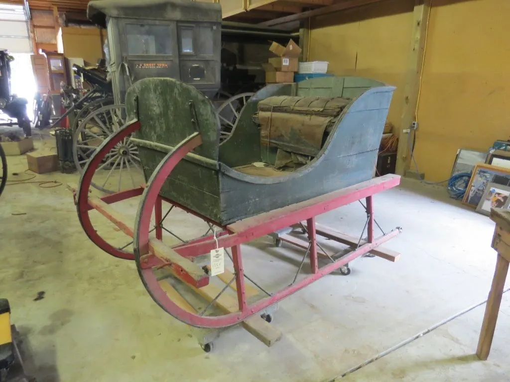 Very Primitive Horse Drawn Sleigh