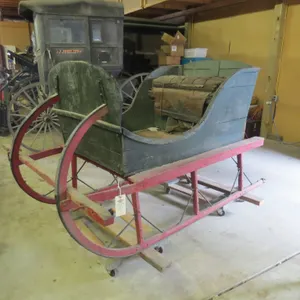 Very Primitive Horse Drawn Sleigh