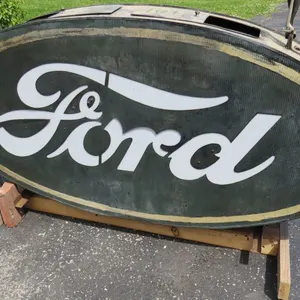 RARE and EARLY Original Ford Dealership Sign