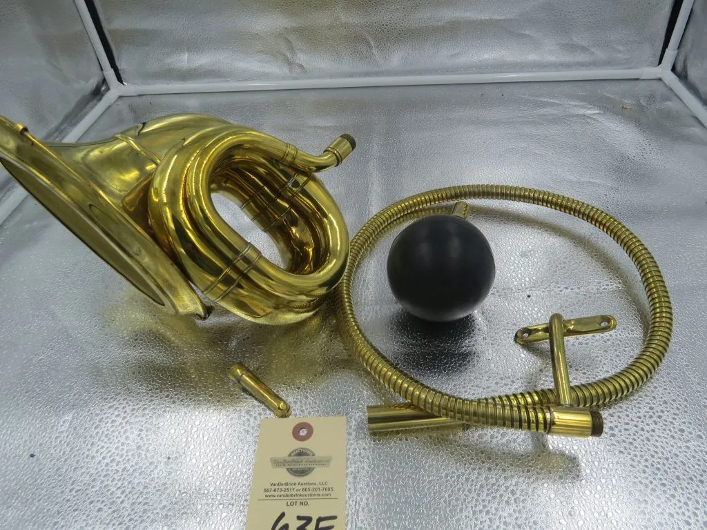 Complete Triple Twist Brass Horn