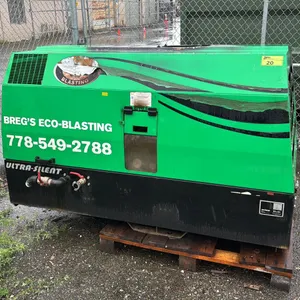 ROTAIR 0185T4E-DB 120 PSI COMMERCIAL DUSTLESS BLASTING SYSTEM 1,933 LBS