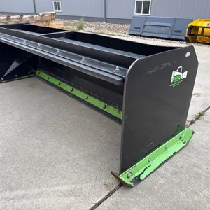 8ft Echo Skidloader quick tach Snow Pusher