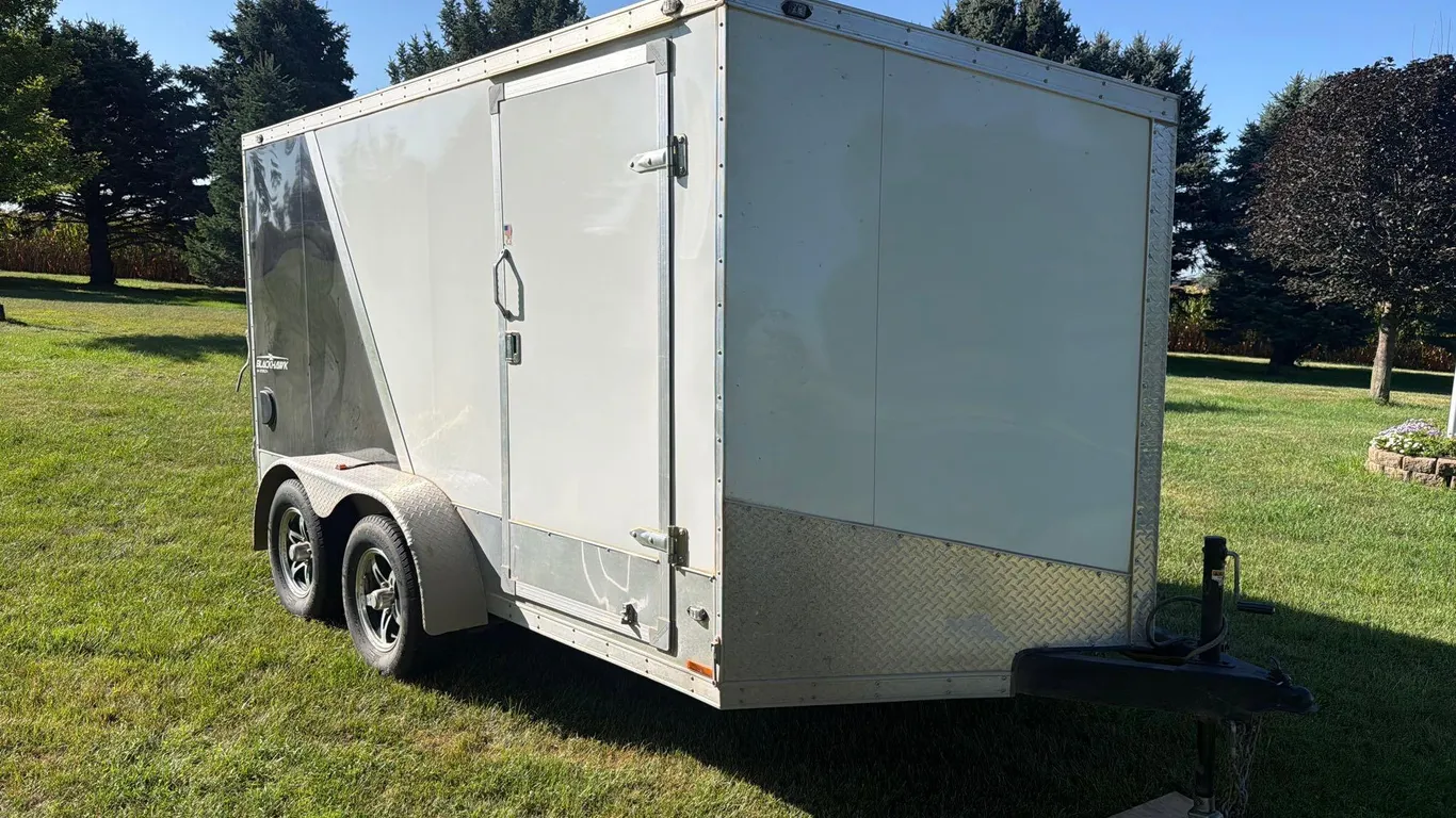 2011 Stealth 14ft Enclosed Bumper Hitch Trailer--1 Owner