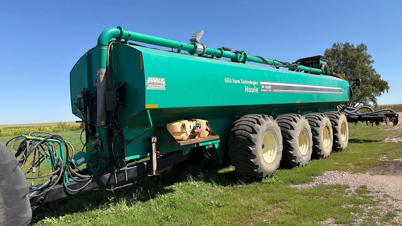 Houle 10500 Stainless Steel Manure Tanker