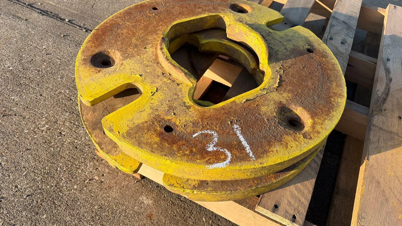 1 Set Of John Deere Rear Wheel Weights
