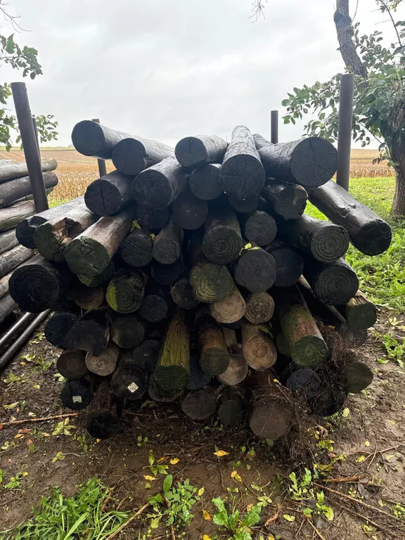 Wood Post And Stand