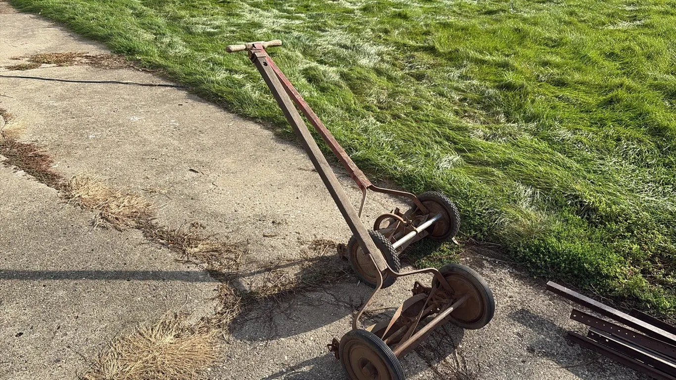 2- Antique Reel Mowers