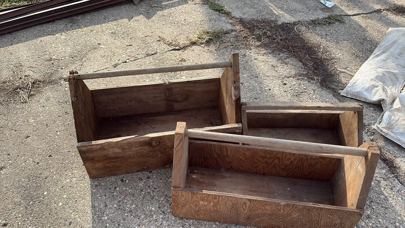 3- Wood Tool Caddys