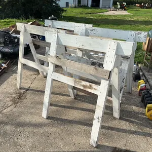 4- Tall Wood Sawhorses