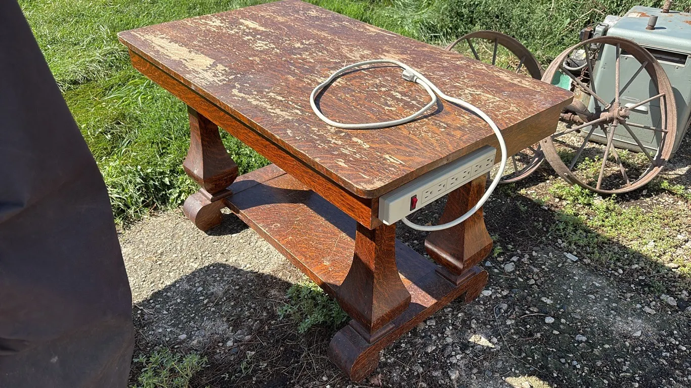 4ft Wood Shop Table