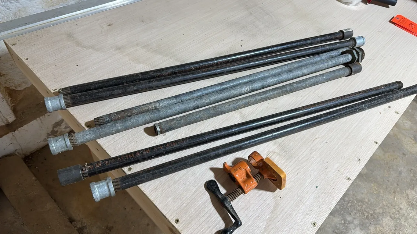 Pipes gor clamps