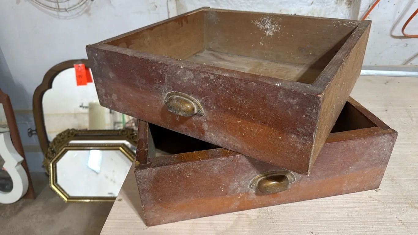 Wood drawers