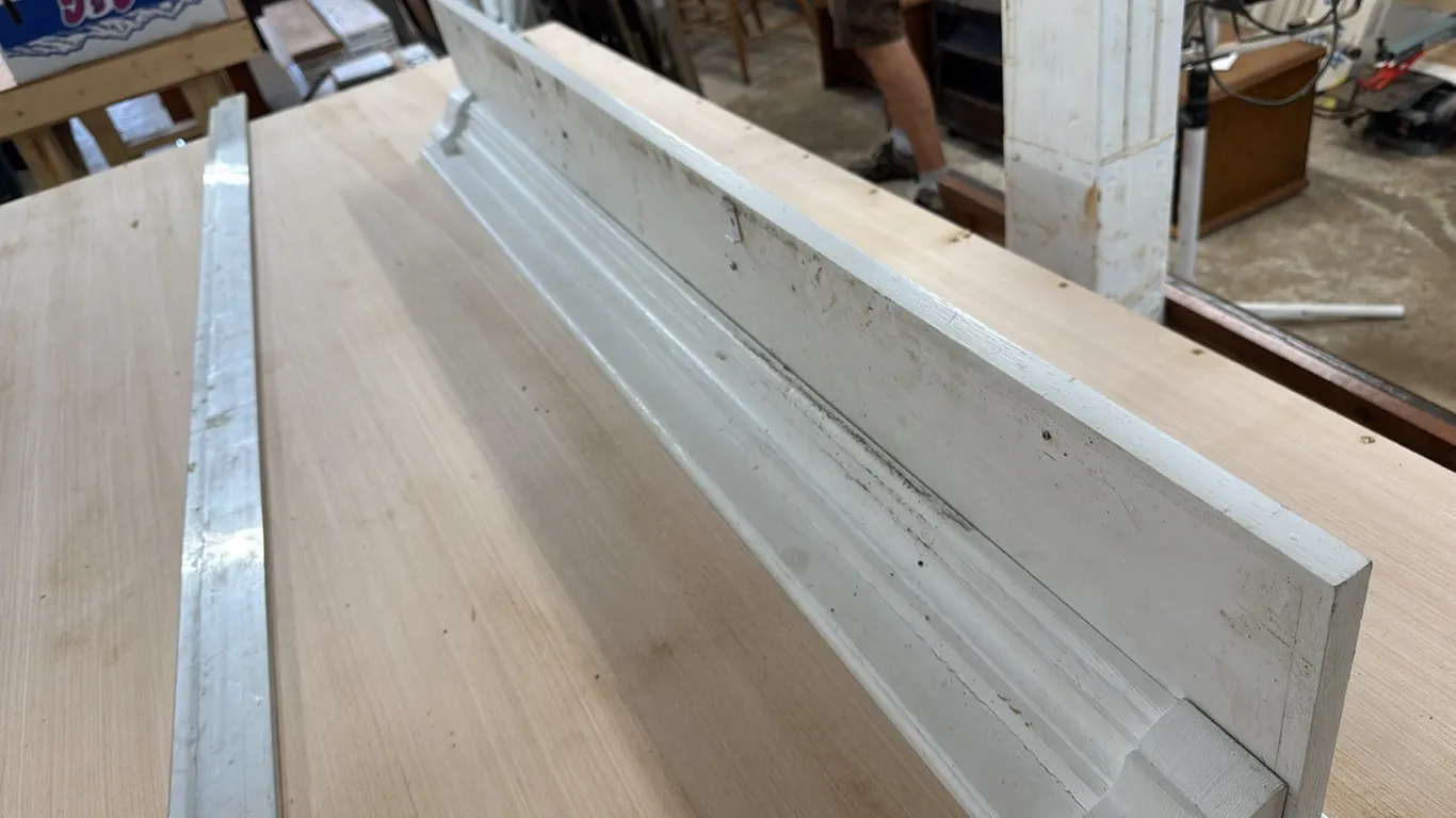 white shelf