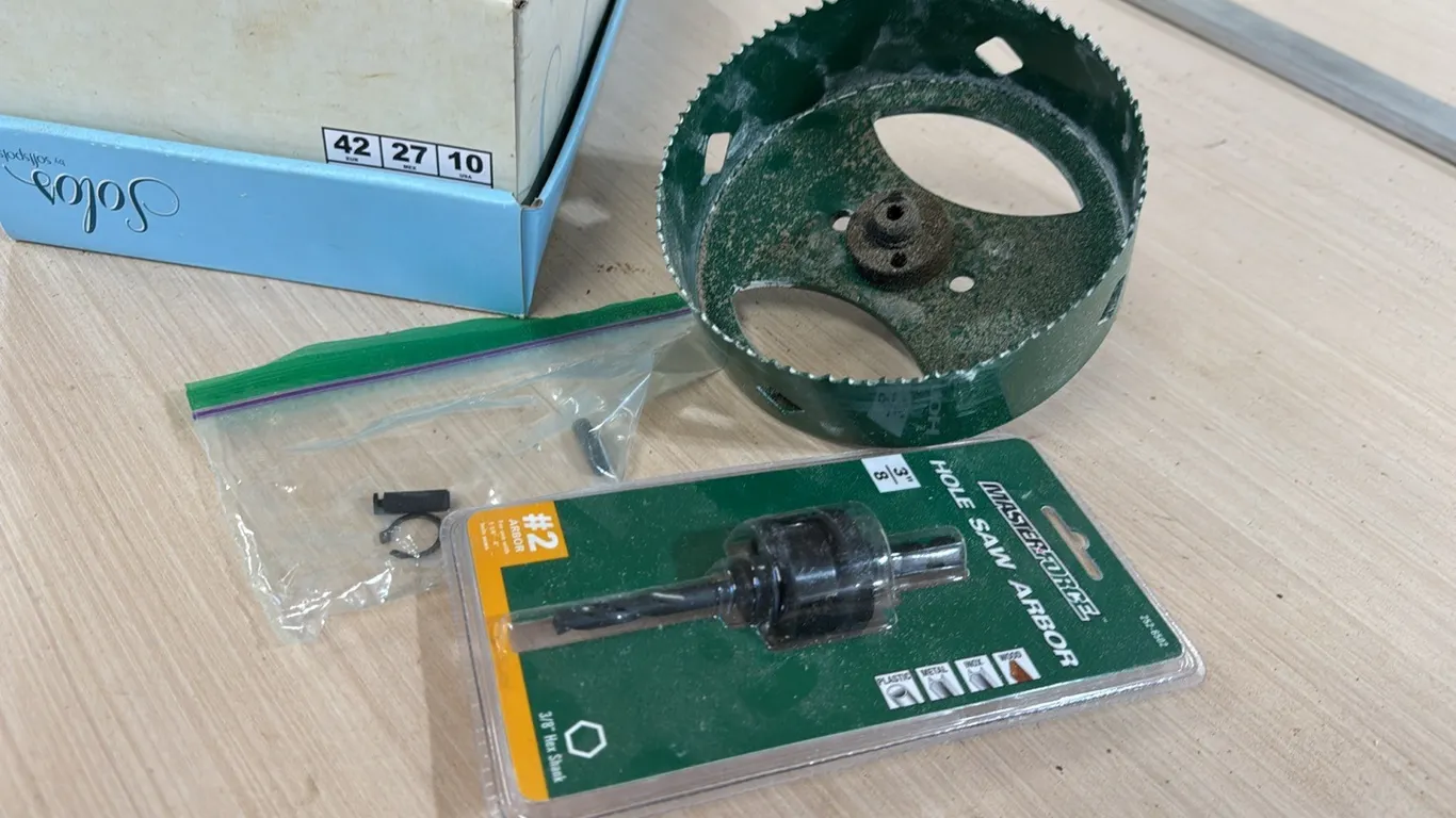6” hole saw