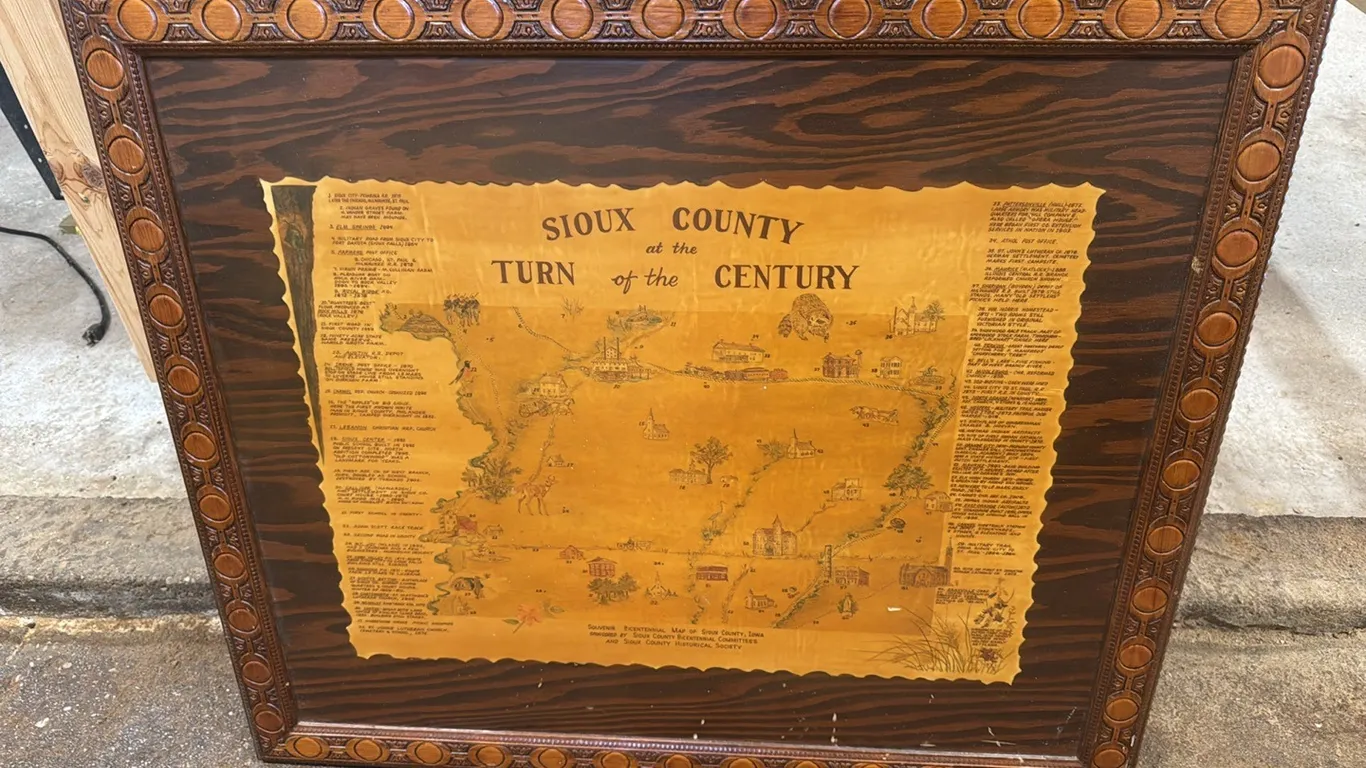 Sioux County map