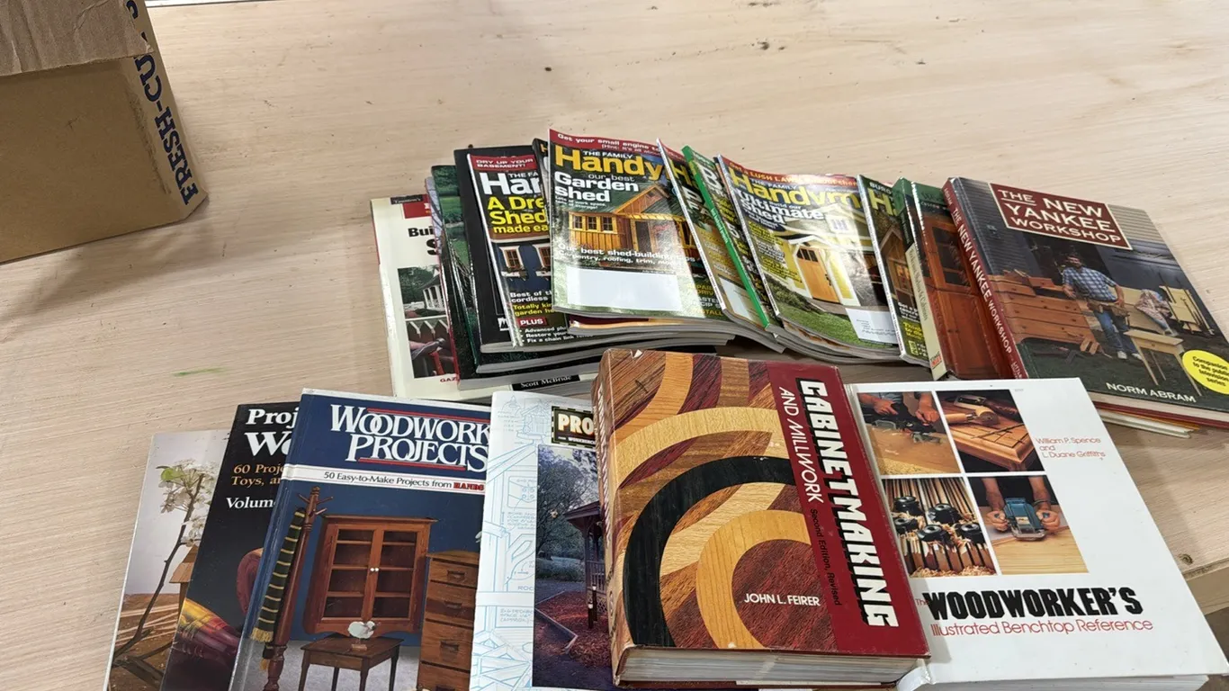 Misc books and magazines