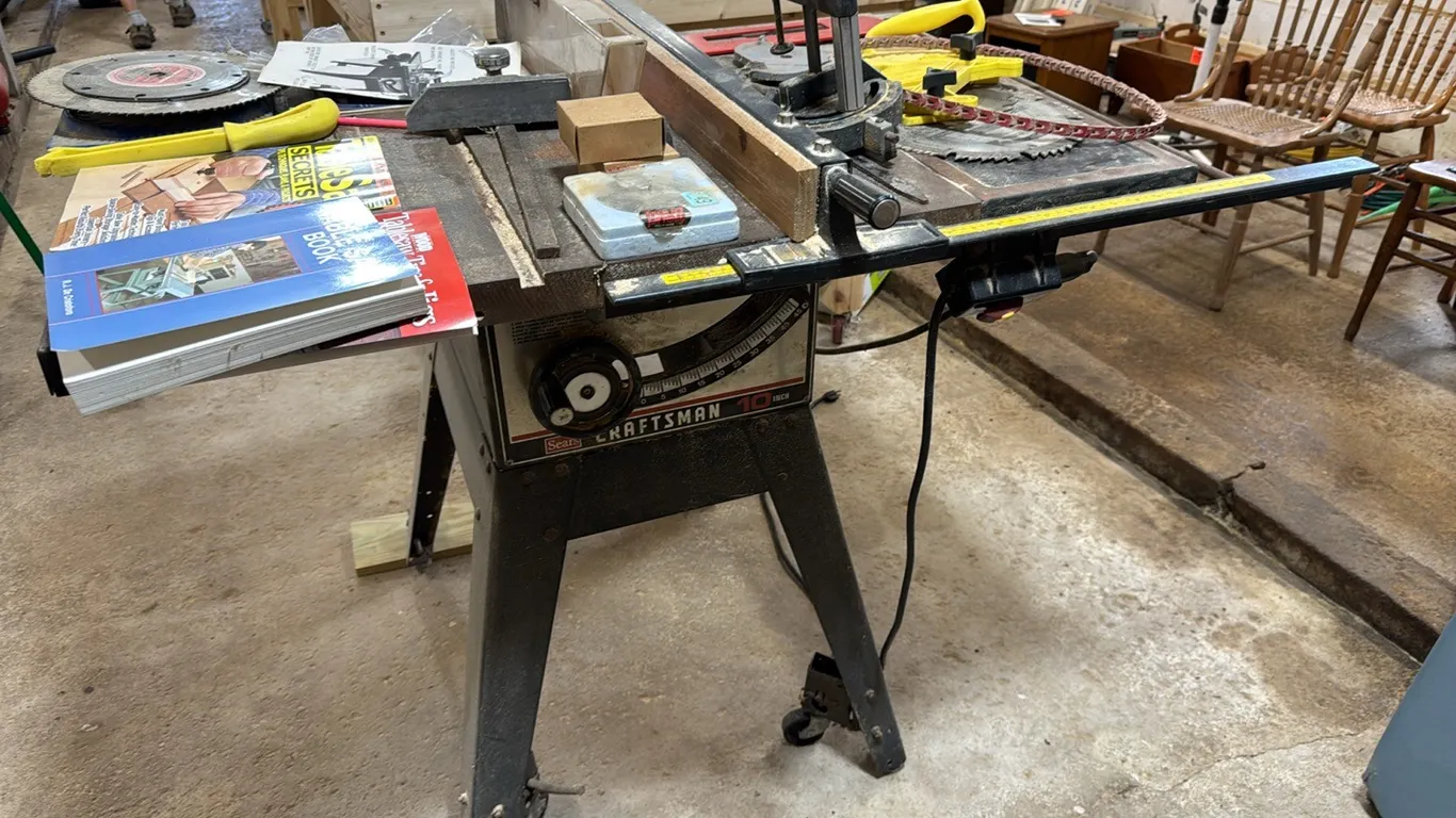 Craftsman 10” tablesaw