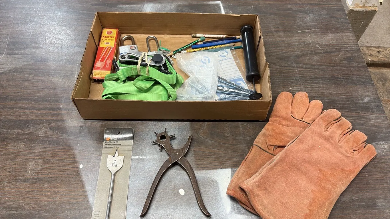 Welding Gloves, Padlocks & Misc