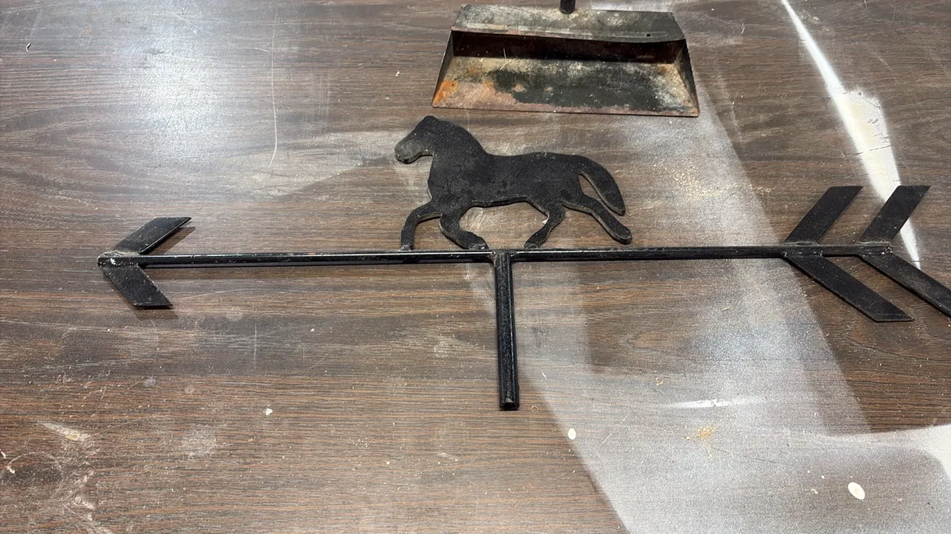 Horse Weathervane & Dust Pan